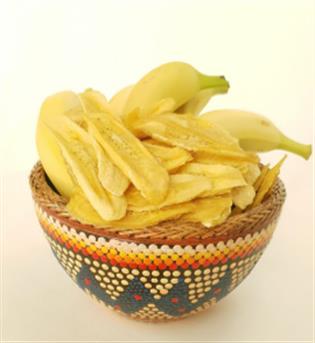 موز خشک شده بسته250 گرمی 