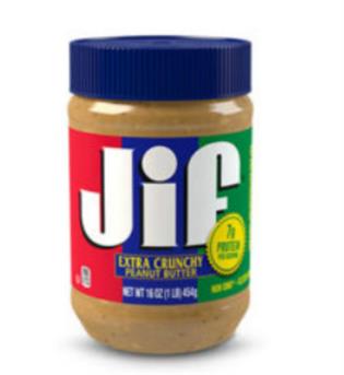 کره بادام زمینی جیف آبی 