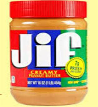 کره بادام زمینی جیف قرمز 